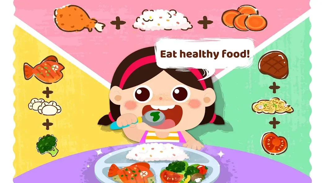 Baby Panda's Daily Habits на Андроид — Мод Все привычки доступны без ограничений — скриншот 2