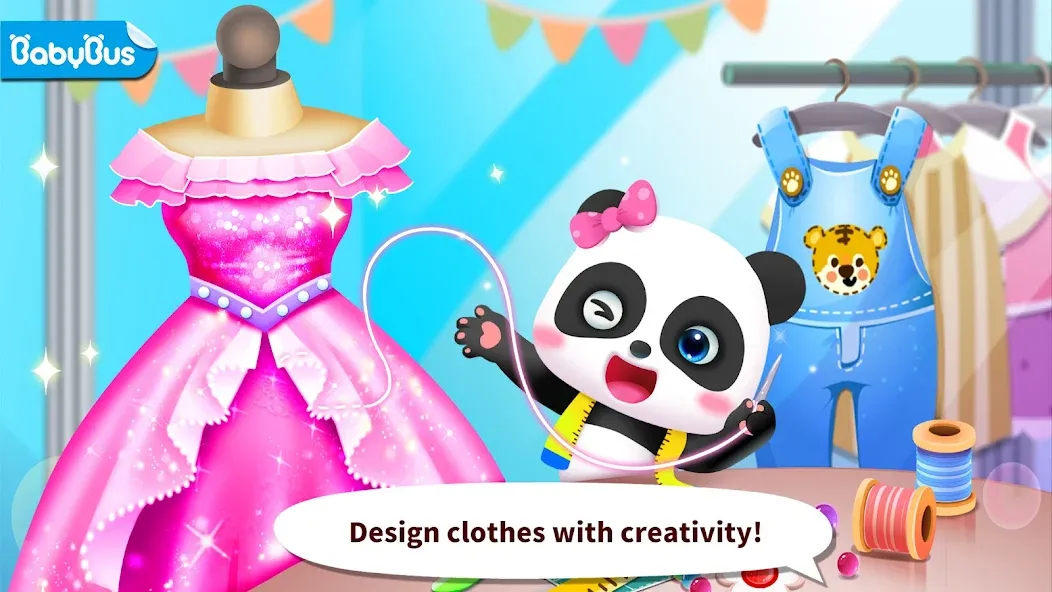 Скачать Baby Panda's Fashion Dress Up с модом — Безлимитные монеты и все наряды открыты — скриншот 2