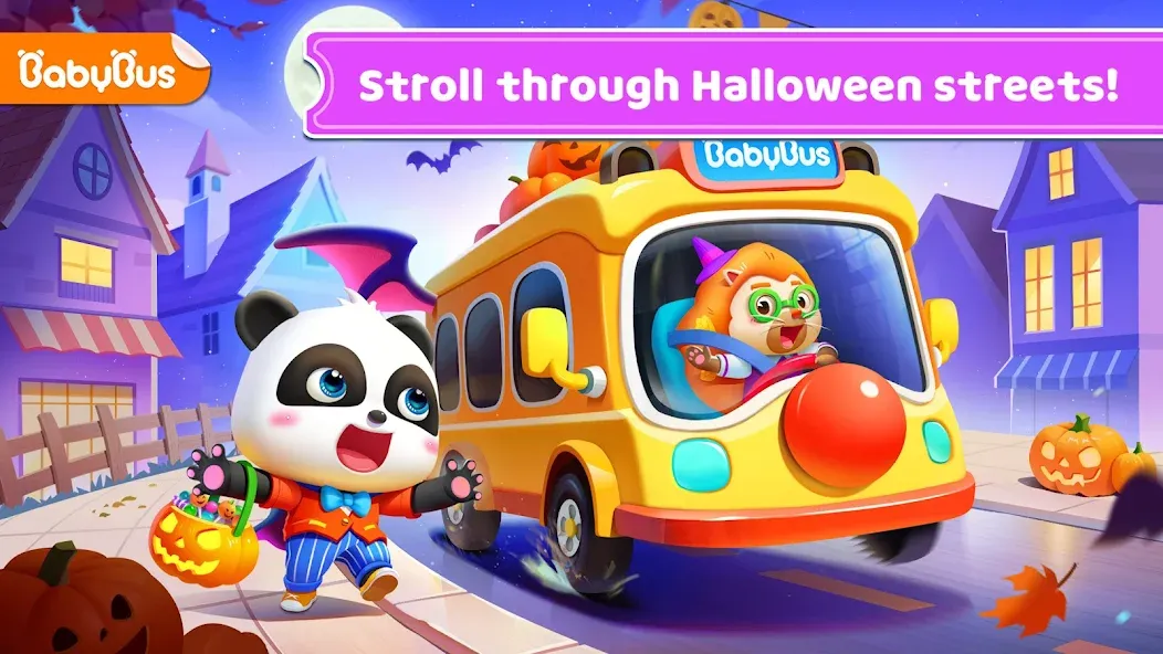 Baby Panda's School Bus MOD APK на Android — Безлимитные деньги и открыты все уровни — скриншот 1