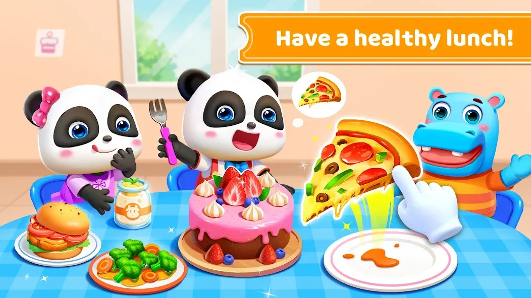 Baby Panda's School Bus MOD APK на Android — Безлимитные деньги и открыты все уровни — скриншот 5