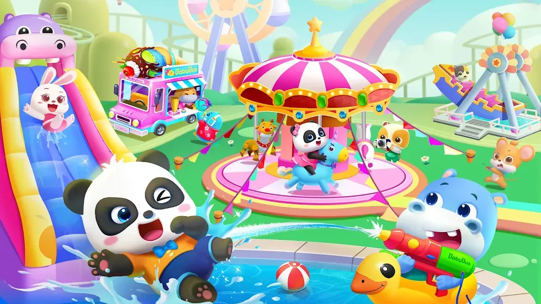Baby Panda World: Kids Games MOD APK — Открыты все игры и уровни — скриншот 2