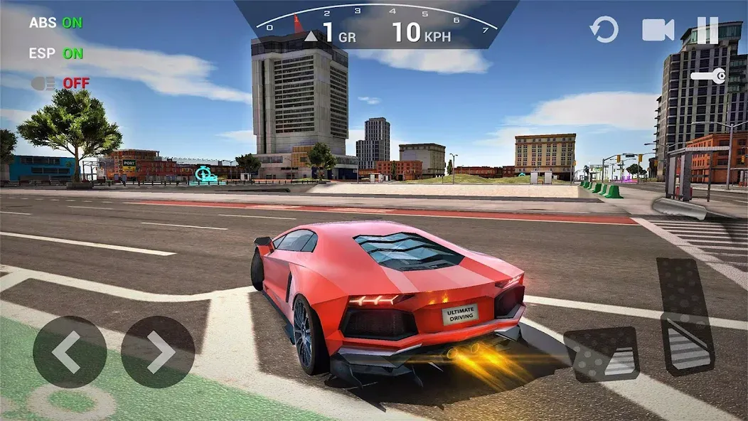 Скачать Ultimate Car Driving Simulator (Мод: Безлимитные деньги и разблокированы машины) на Андроид — скриншот 1