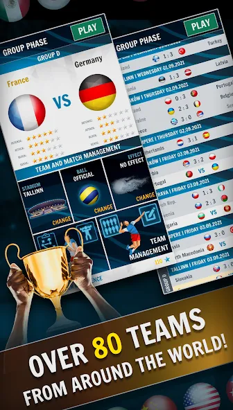Скачать Volleyball Championship — Безлимитные монеты и энергия — скриншот 3 Скачать Volleyball Championship — Безлимитные монеты и энергия — скриншот 3