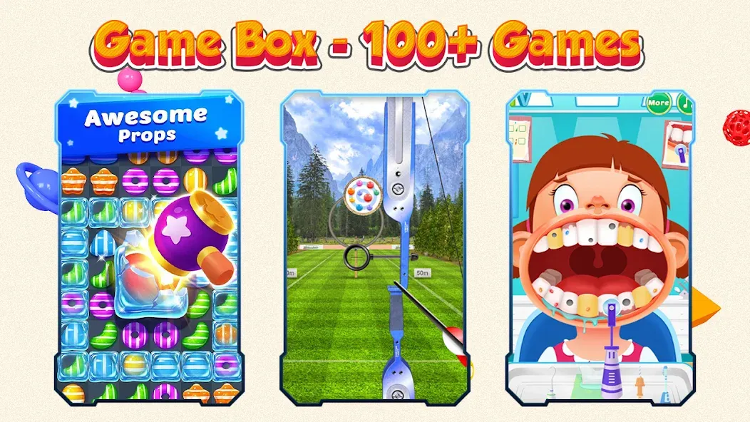 Game Box - 100+ Games MOD — Более 100 игр без ограничений на Андроид — скриншот 2 Game Box - 100+ Games MOD — Более 100 игр без ограничений на Андроид — скриншот 2