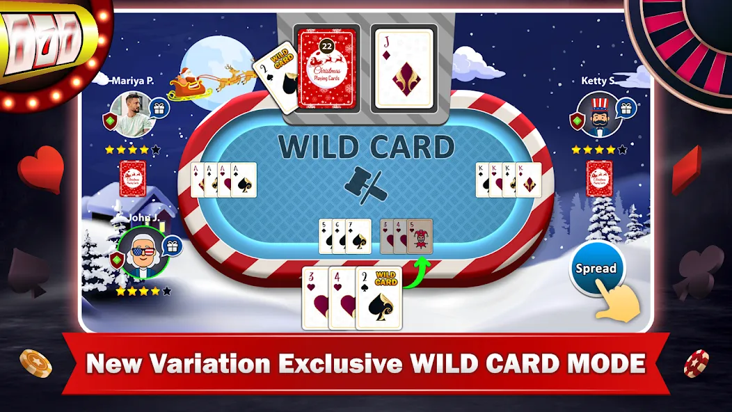 Скачать Tonk Multiplayer Card Game (Мод: Безлимитные монеты и усиленные карты) на Андроид — скриншот 4