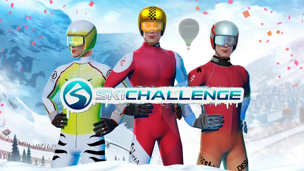 Ski Challenge (Мод Безлимитные деньги и все трассы открыты) — скриншот 1