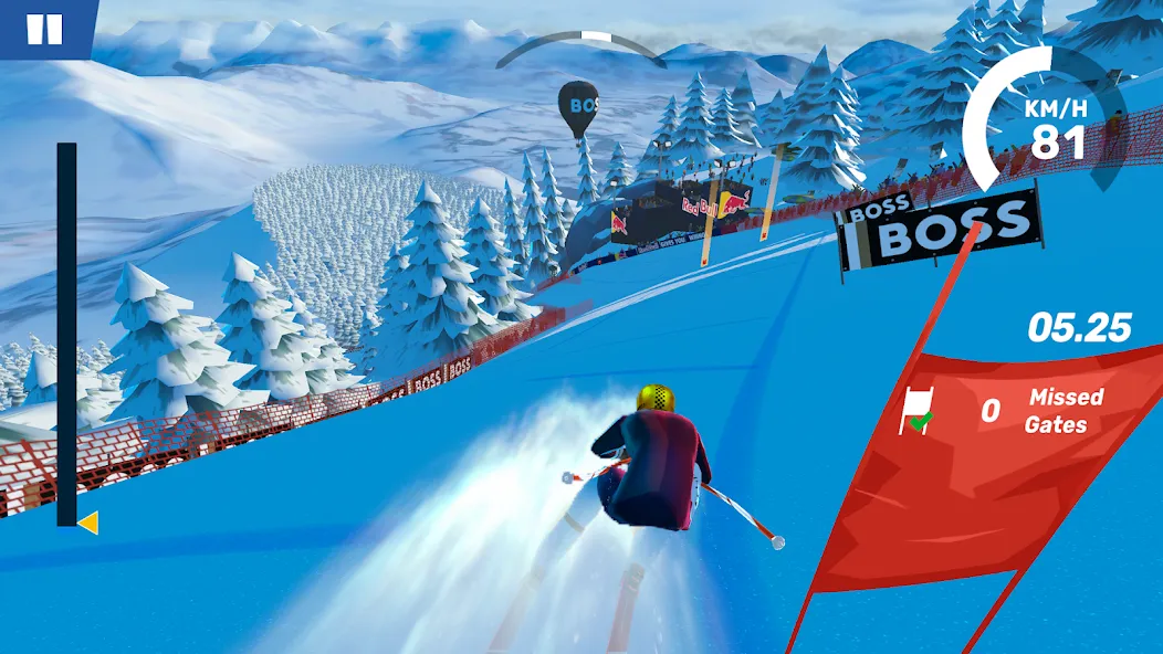 Ski Challenge (Мод Безлимитные деньги и все трассы открыты) — скриншот 2