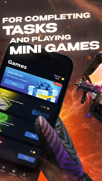Skins Farm - Golds and Skins MOD APK — Много золота и все скины — скриншот 2