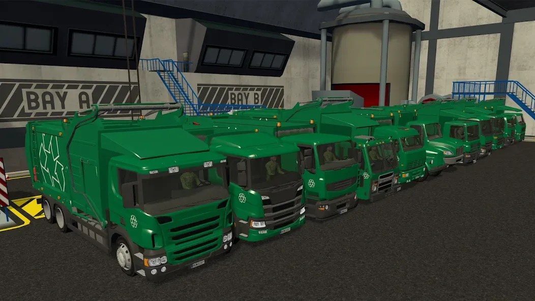 Скачать Trash Truck Simulator с модом — Безлимитные деньги и всё открыто — скриншот 1