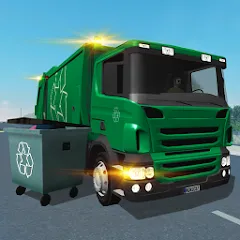 Скачать Trash Truck Simulator с модом — Безлимитные деньги и всё открыто
