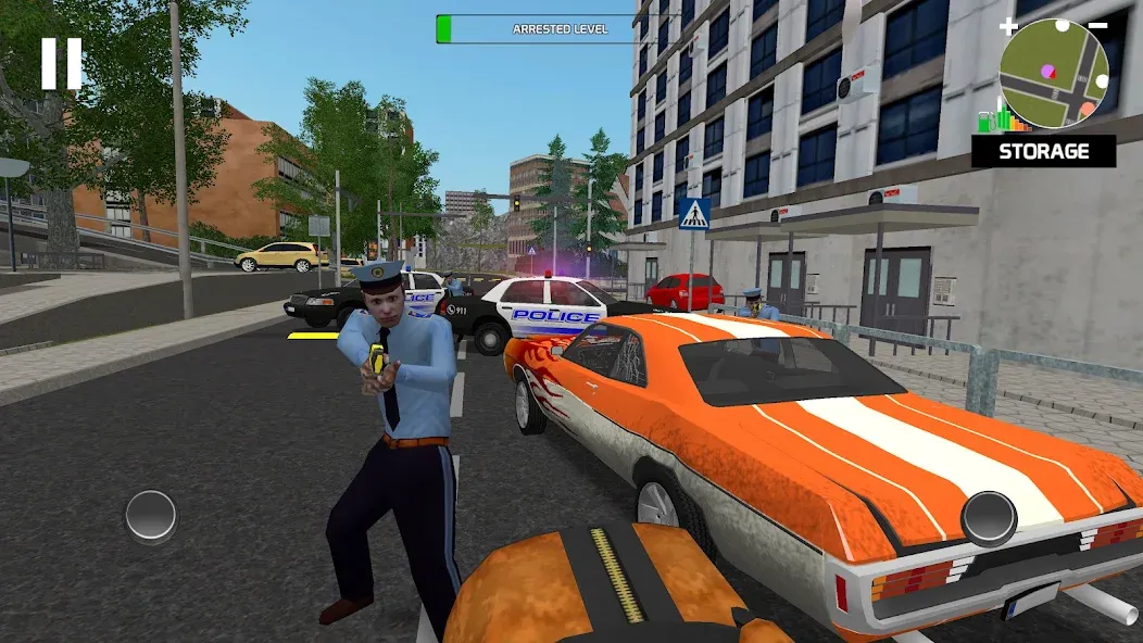 The Criminal MOD APK на Android — Безлимитные деньги и оружие — скриншот 1