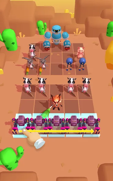 Скачать Animal Merge - Evolution Games — Модификация Безлимитные деньги и все животные открыты — скриншот 3