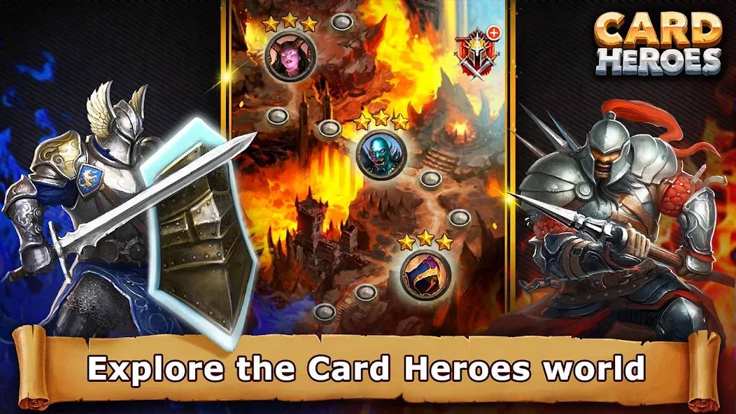 Card Heroes: TCG/CCG deck Wars — Мод: Безлимитные монеты и все карты открыты — скриншот 3 Card Heroes: TCG/CCG deck Wars — Мод: Безлимитные монеты и все карты открыты — скриншот 3