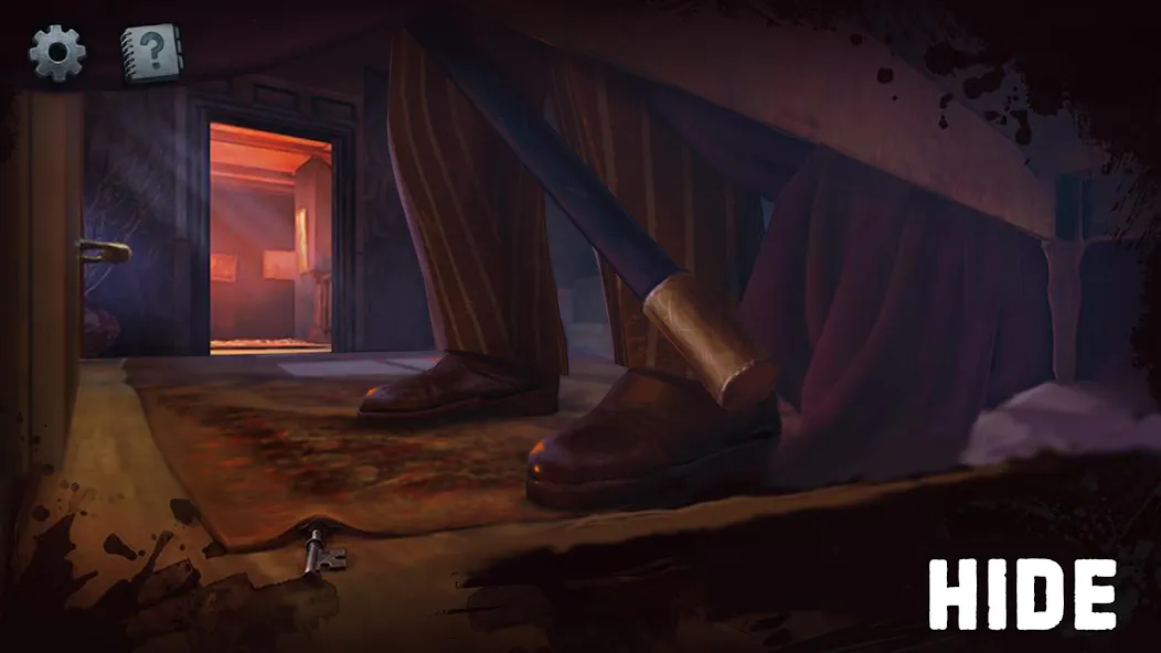 Scary Mansion: Horror Game 3D MOD — Безлимитные деньги и все уровни на Андроид — скриншот 1 Scary Mansion: Horror Game 3D MOD — Безлимитные деньги и все уровни на Андроид — скриншот 1