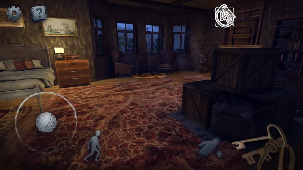 Scary Mansion: Horror Game 3D MOD — Безлимитные деньги и все уровни на Андроид — скриншот 3 Scary Mansion: Horror Game 3D MOD — Безлимитные деньги и все уровни на Андроид — скриншот 3