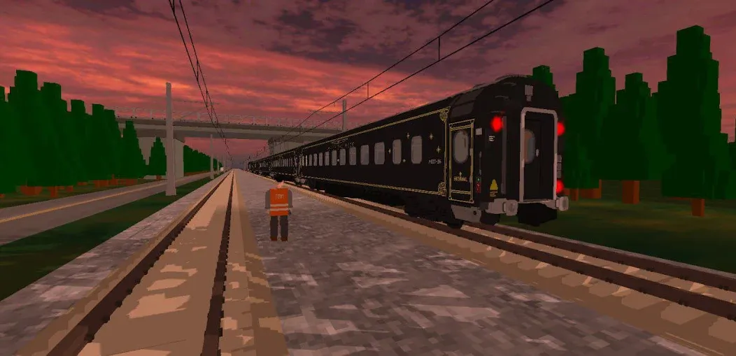 Скачать SkyRail - симулятор поезда СНГ MOD APK — Безлимитные деньги и топливо — скриншот 1