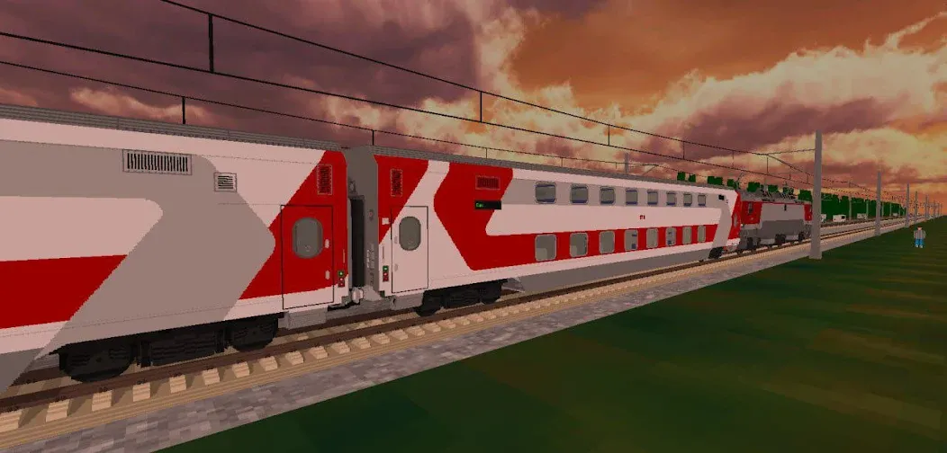 Скачать SkyRail - симулятор поезда СНГ MOD APK — Безлимитные деньги и топливо — скриншот 3