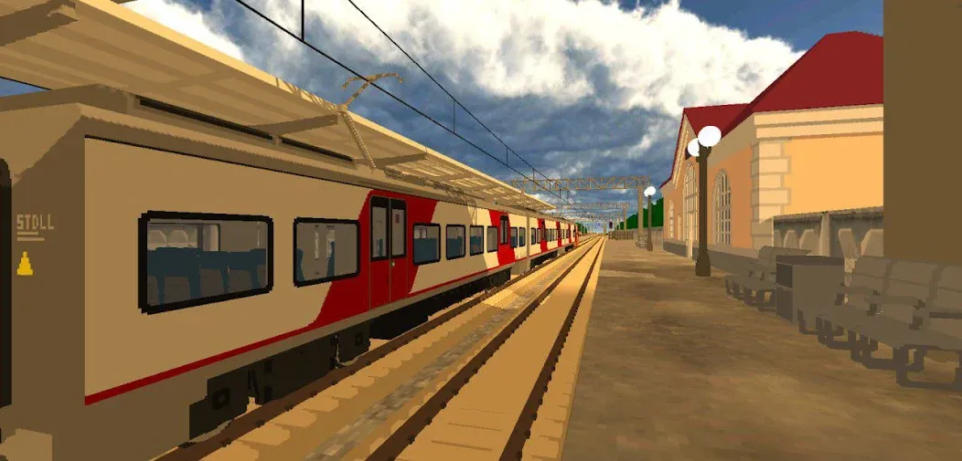 Скачать SkyRail - симулятор поезда СНГ MOD APK — Безлимитные деньги и топливо — скриншот 4