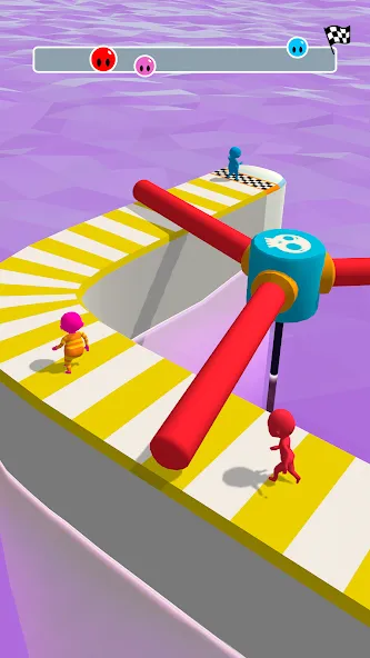 Fun Race 3D — Run and Parkour на Андроид — Мод Без рекламы и открыты все уровни — скриншот 1 Fun Race 3D — Run and Parkour на Андроид — Мод Без рекламы и открыты все уровни — скриншот 1