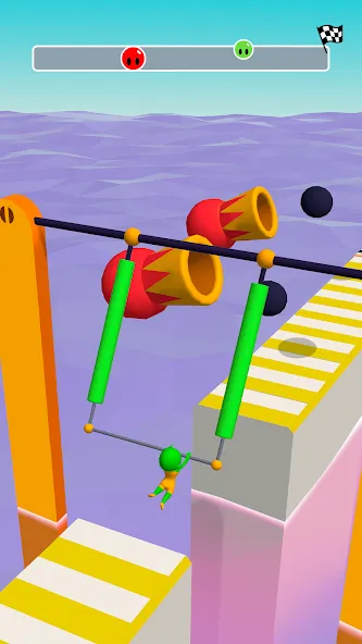 Fun Race 3D — Run and Parkour на Андроид — Мод Без рекламы и открыты все уровни — скриншот 3 Fun Race 3D — Run and Parkour на Андроид — Мод Без рекламы и открыты все уровни — скриншот 3