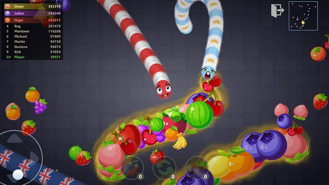Скачать взломанную Snake War™ Hungry Worm.io Game — Без рекламы и много еды — скриншот 5 Скачать взломанную Snake War™ Hungry Worm.io Game — Без рекламы и много еды — скриншот 5