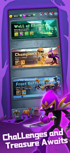 Chest Adventure: Idle RPG Mod APK Много денег и открытые сундуки — Скачать на Андроид — скриншот 4