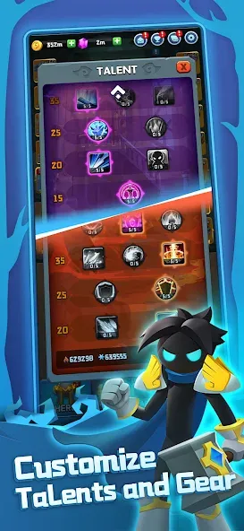 Chest Adventure: Idle RPG Mod APK Много денег и открытые сундуки — Скачать на Андроид — скриншот 5