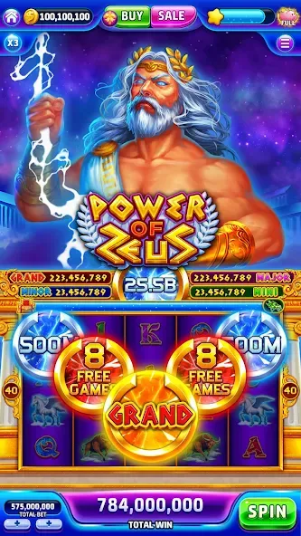 Jackpotland-Vegas Casino Slots — Мод: Безлимитные монеты и бонусы — скриншот 2 Jackpotland-Vegas Casino Slots — Мод: Безлимитные монеты и бонусы — скриншот 2