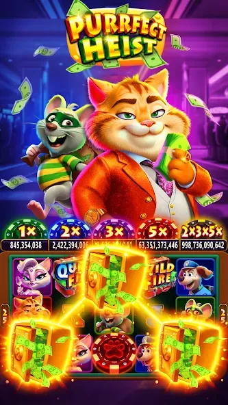 Fat Cat Casino - Slots Game на Андроид — Мод Безлимитные монеты и бонусы — скриншот 3 Fat Cat Casino - Slots Game на Андроид — Мод Безлимитные монеты и бонусы — скриншот 3