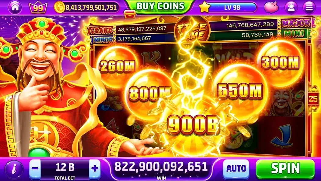 Golden Casino - Slots Games — Безлимитные монеты и бонусы — скриншот 1