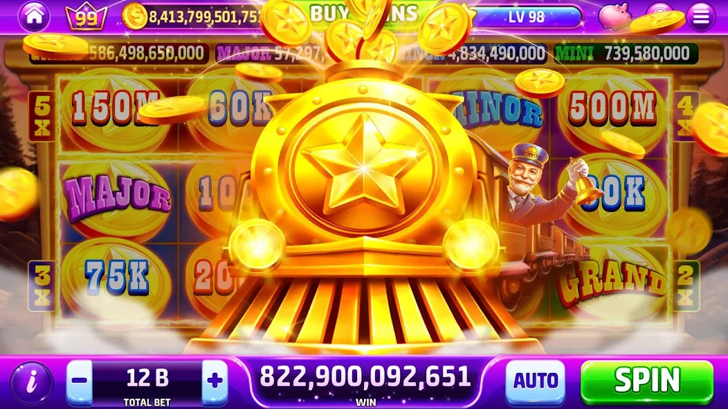 Golden Casino - Slots Games — Безлимитные монеты и бонусы — скриншот 3