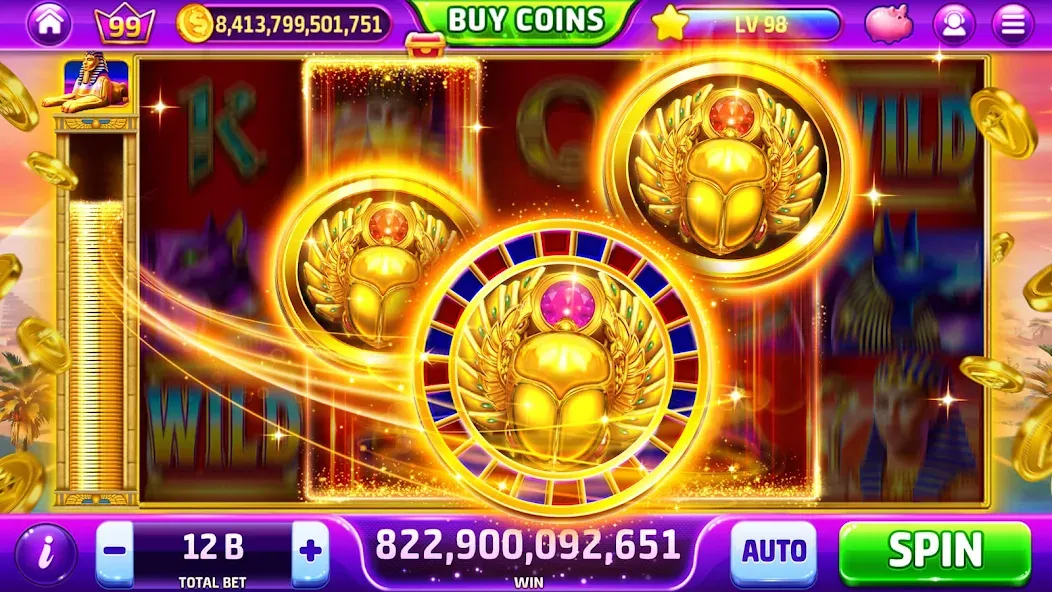 Golden Casino - Slots Games — Безлимитные монеты и бонусы — скриншот 4