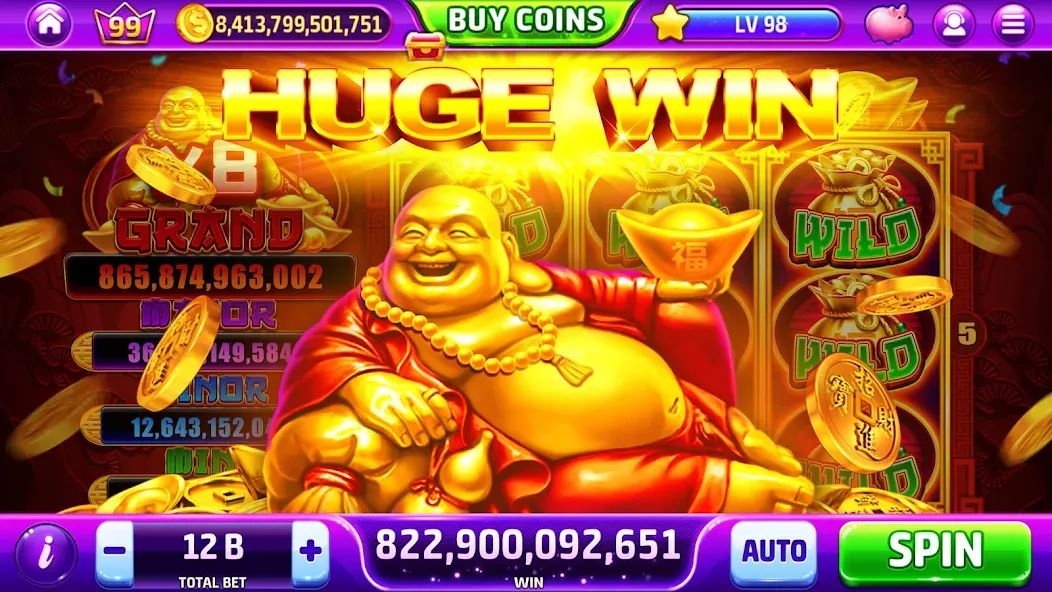 Golden Casino - Slots Games — Безлимитные монеты и бонусы — скриншот 5