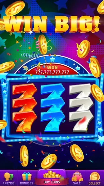 Скачать 777 Casino – vegas slots games на Android — Безлимитные монеты и джекпоты — скриншот 2