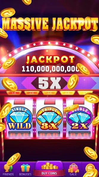 Скачать 777 Casino – vegas slots games на Android — Безлимитные монеты и джекпоты — скриншот 3