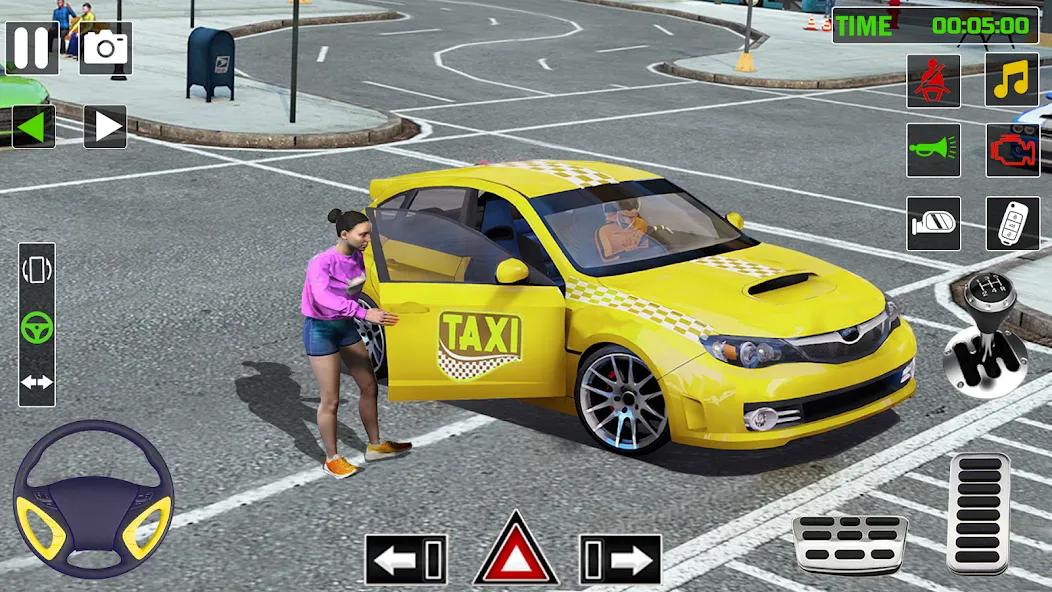 Взлом City Taxi Games-Taxi Car Games — Безлимитные деньги и все машины открыты — скриншот 2