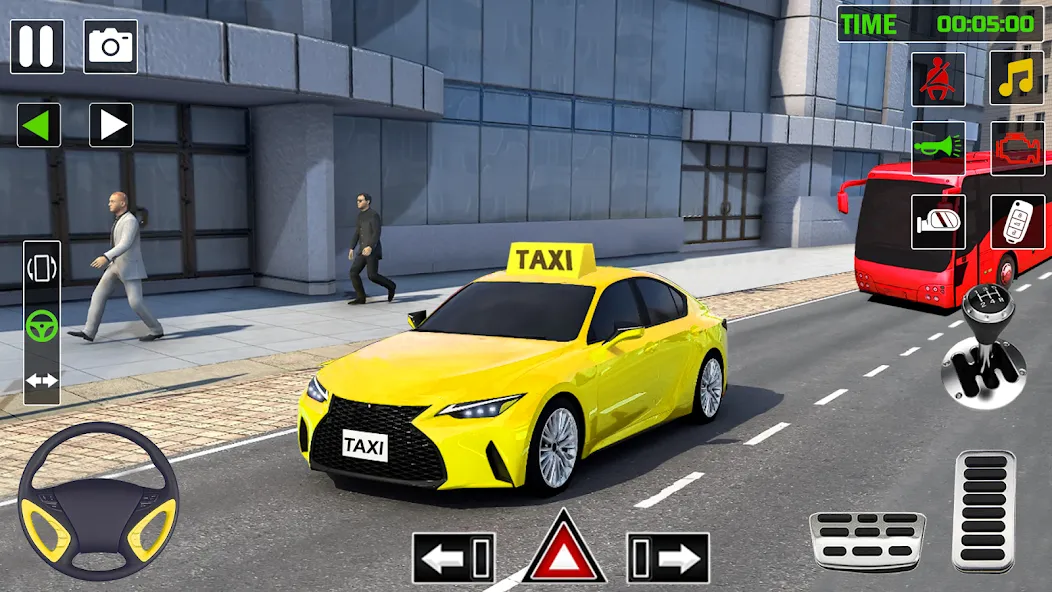 Взлом City Taxi Games-Taxi Car Games — Безлимитные деньги и все машины открыты — скриншот 3