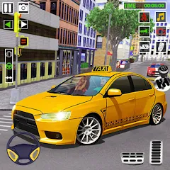 Взлом City Taxi Games-Taxi Car Games — Безлимитные деньги и все машины открыты