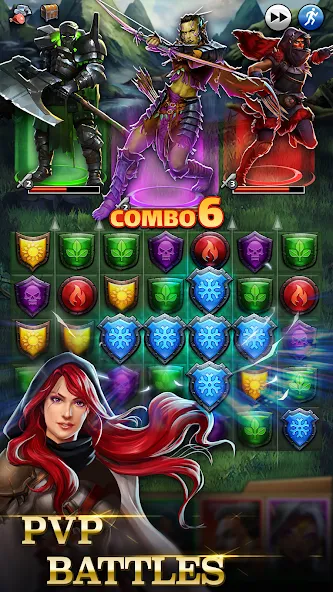 Скачать Empires & Puzzles: Match-3 RPG на телефон — Безлимитные ресурсы и усиленные герои — скриншот 4