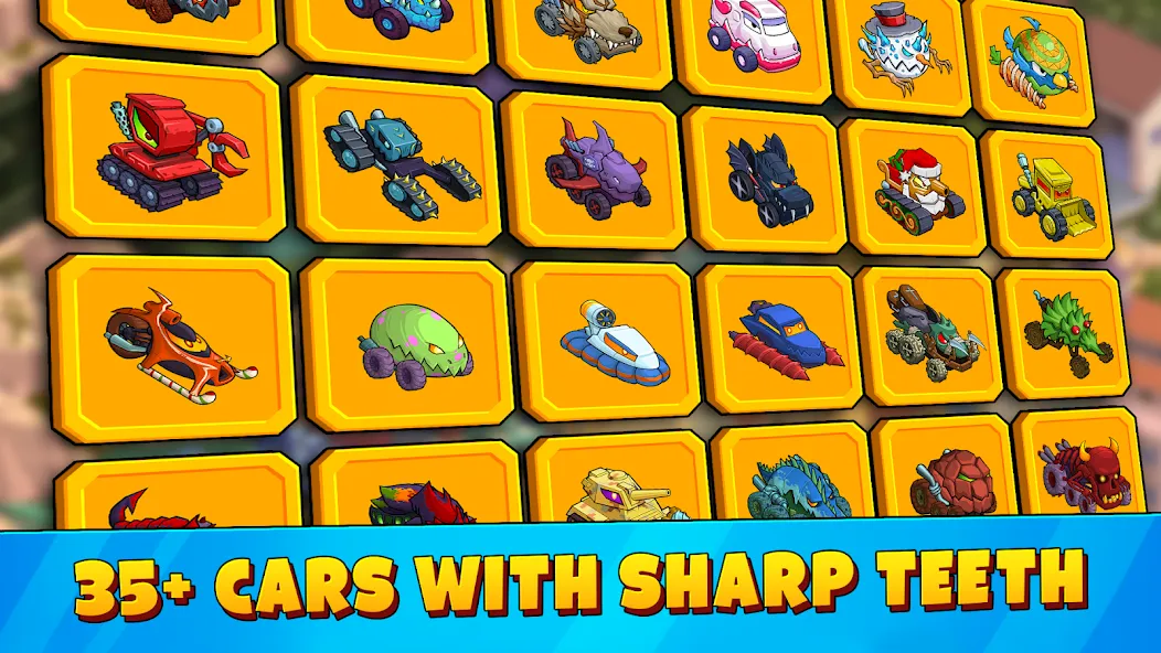 Car Eats Car 3 Hill Climb Race Mod APK Безлимитные деньги и все машины открыты — Скачать на Андроид — скриншот 3