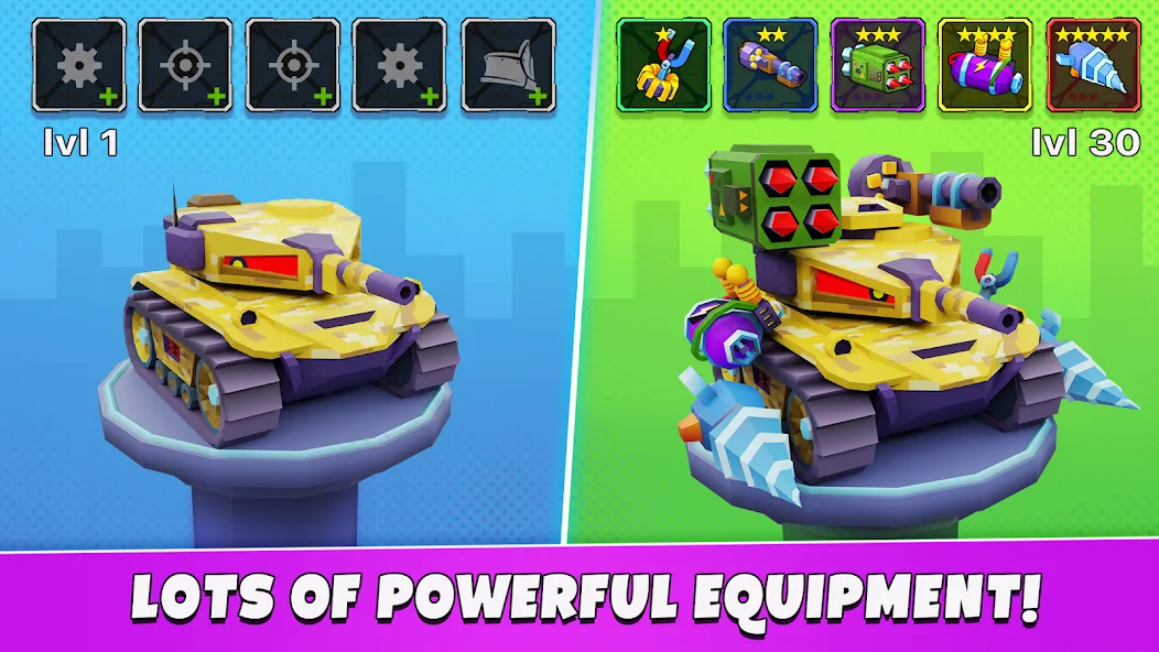 Car Eats Car 5 - Battle Arena на Андроид — Безлимитные деньги и усиленные машины — скриншот 5