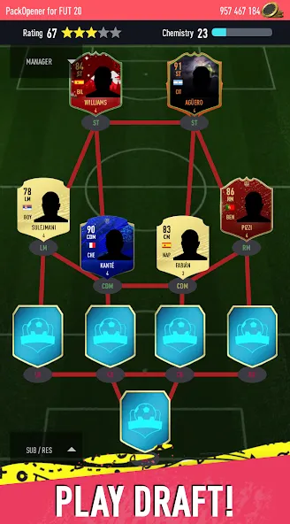 Pack Opener for FUT 20 by SMOQ Mod APK Улучшенный симулятор открытия паков — Скачать на Андроид — скриншот 3