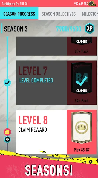 Pack Opener for FUT 20 by SMOQ Mod APK Улучшенный симулятор открытия паков — Скачать на Андроид — скриншот 5