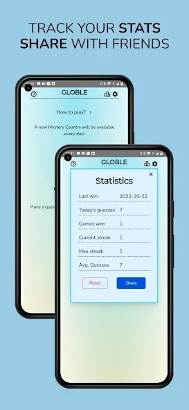 Скачать Globle - Country Guess Game с модом — Безлимитные подсказки и все страны открыты — скриншот 2