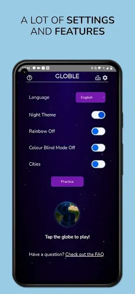 Скачать Globle - Country Guess Game с модом — Безлимитные подсказки и все страны открыты — скриншот 4