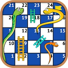 Скачать Snakes and Ladders - Ludo Game MOD APK — Без рекламы и все поля открыты