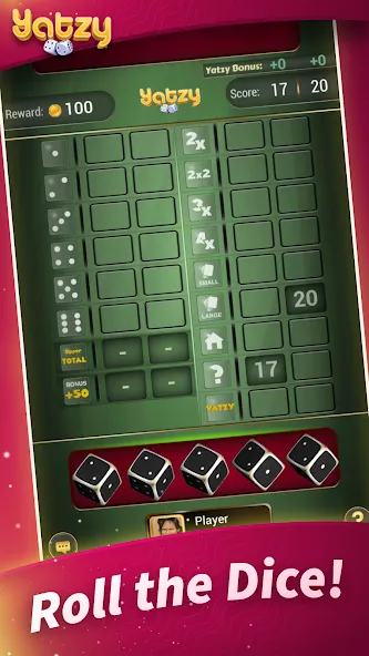 Скачать Yatzy - Offline Dice Games — Последняя версия (Без рекламы и бесконечные броски) — скриншот 2