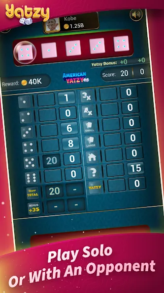 Скачать Yatzy - Offline Dice Games — Последняя версия (Без рекламы и бесконечные броски) — скриншот 3