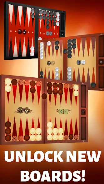 Скачать Backgammon Offline (Мод: Без рекламы и разблокированы все функции) на Андроид — скриншот 1