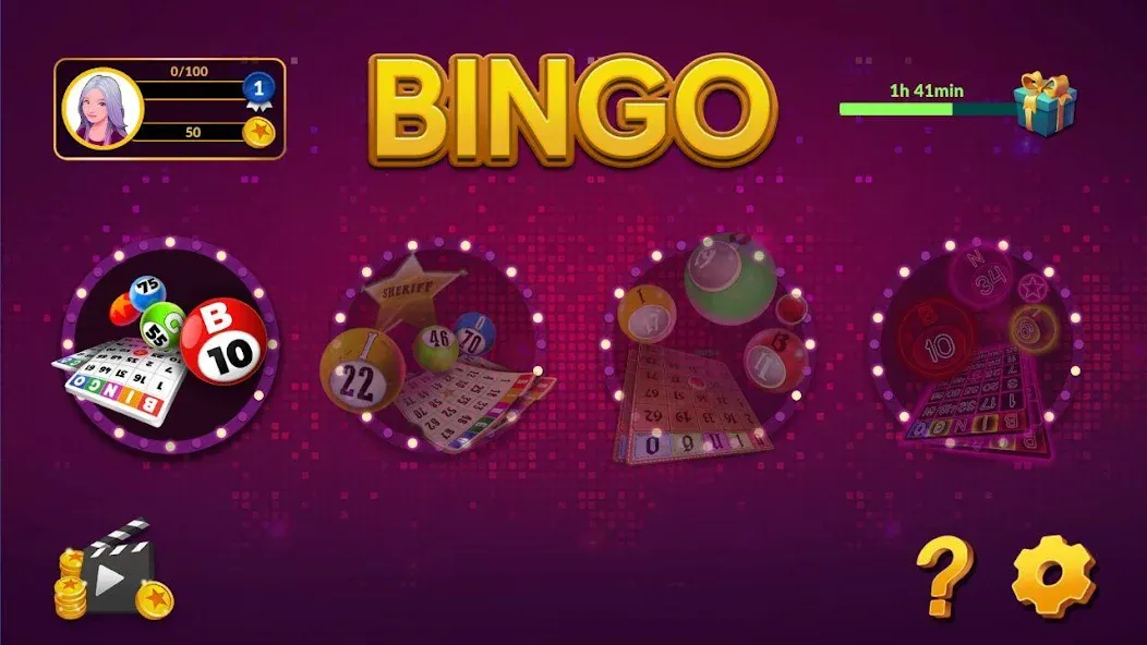 Bingo - Offline Bingo Game — Безлимитные монеты и бонусы — скриншот 5